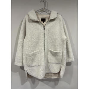 TRUTH by Republic faux fur and leather heavy jacket oversize small